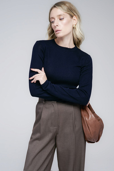 Лонгслив Ари индиго