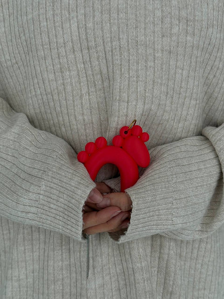 Игрушка Лошадка красный