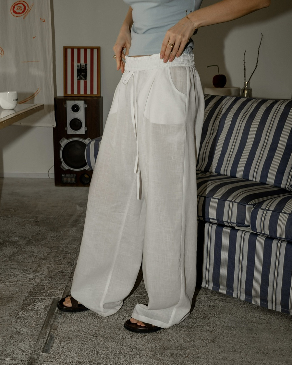 Брюки Томми белый 