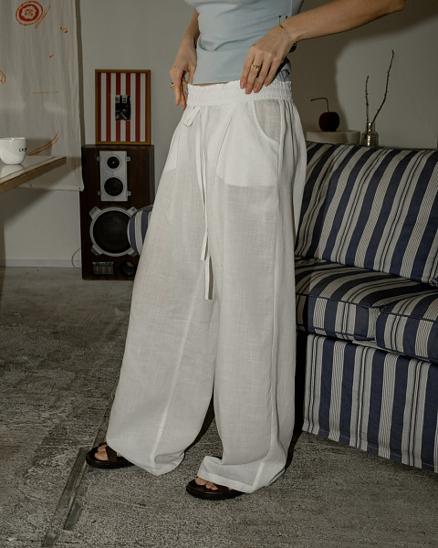 Брюки Томми белый 