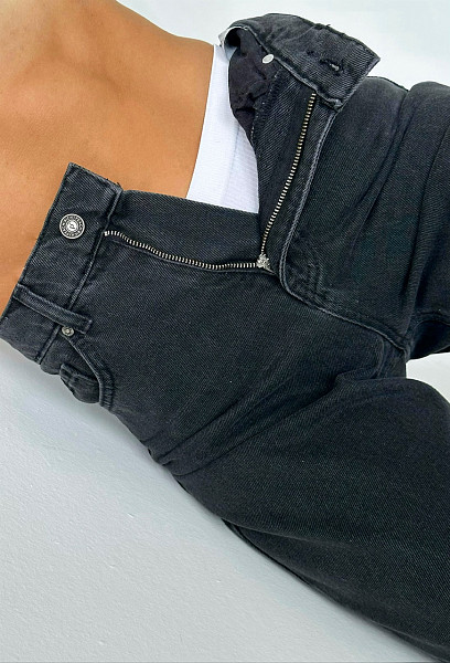 Джинсы Straight 305 джинсовый черный