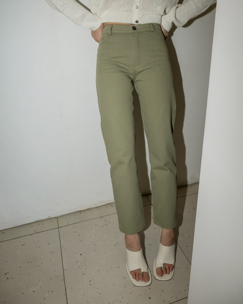 Джинсы Келли хаки