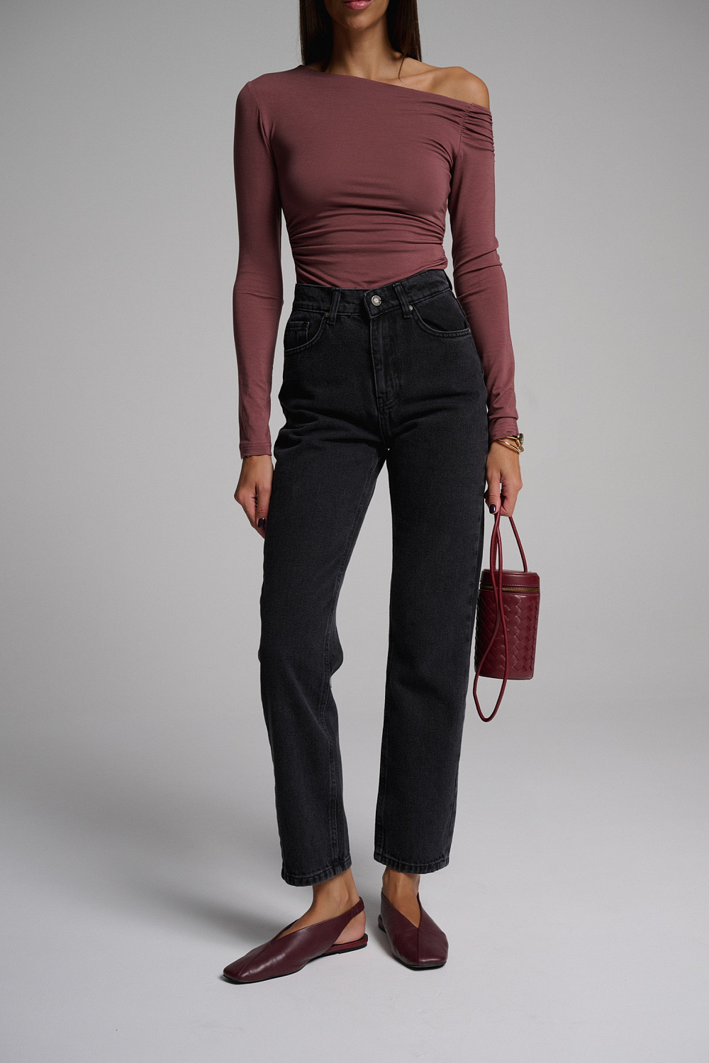 Джинсы Straight 305 джинсовый черный