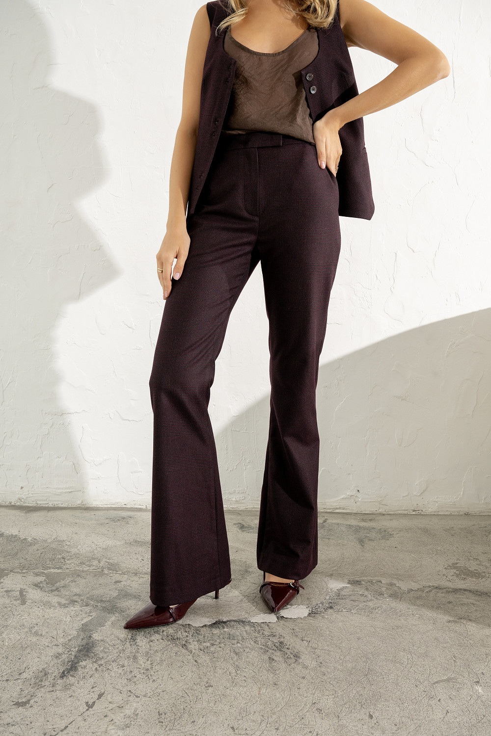 Брюки Дарси слива