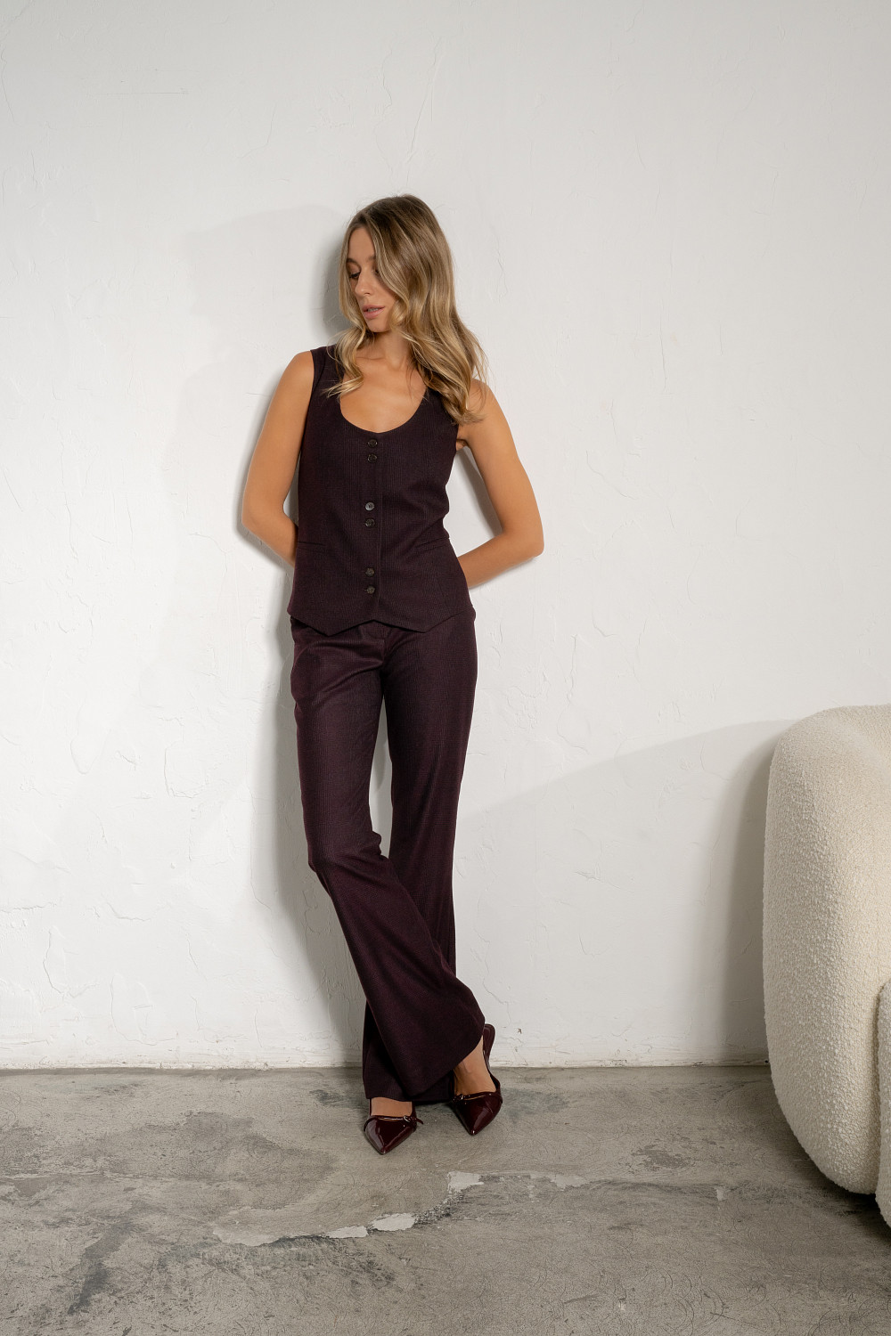 Брюки Дарси слива