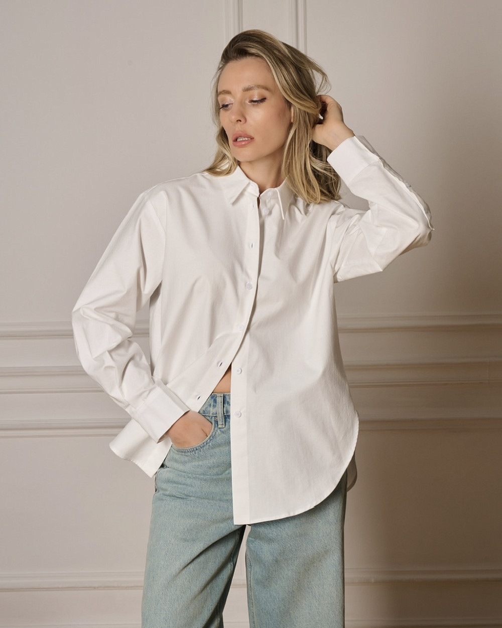 Рубашка Стрит белый 