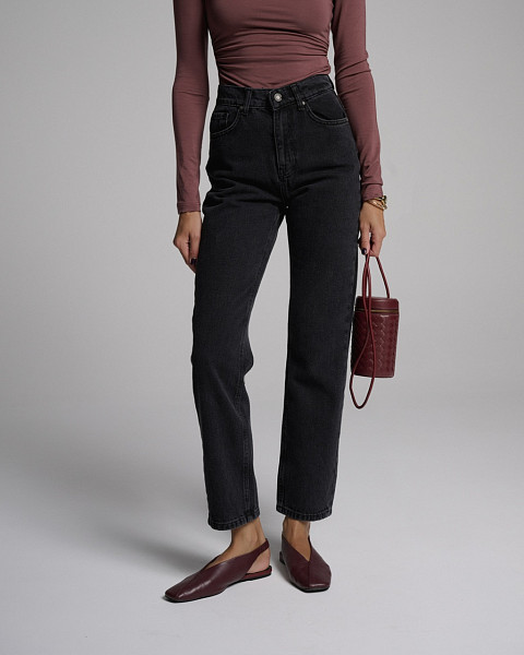 Джинсы Straight 305 джинсовый черный