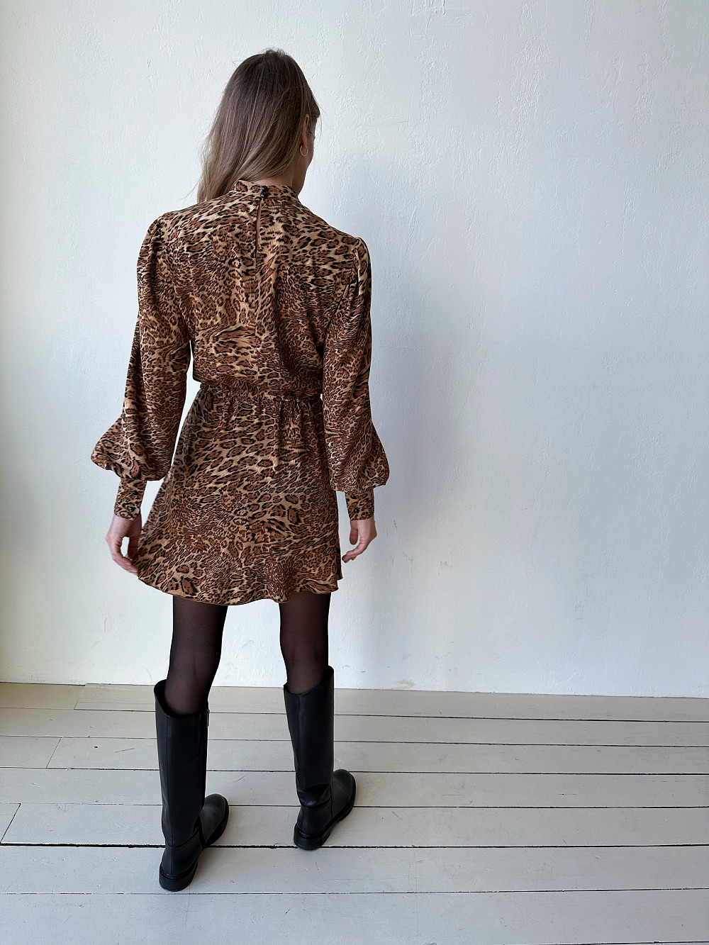 Платье Габи леопард