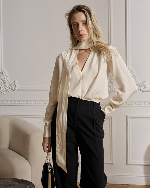 Блуза Пэм ваниль