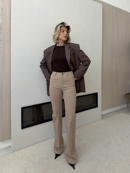 Джинсы Микель песочный