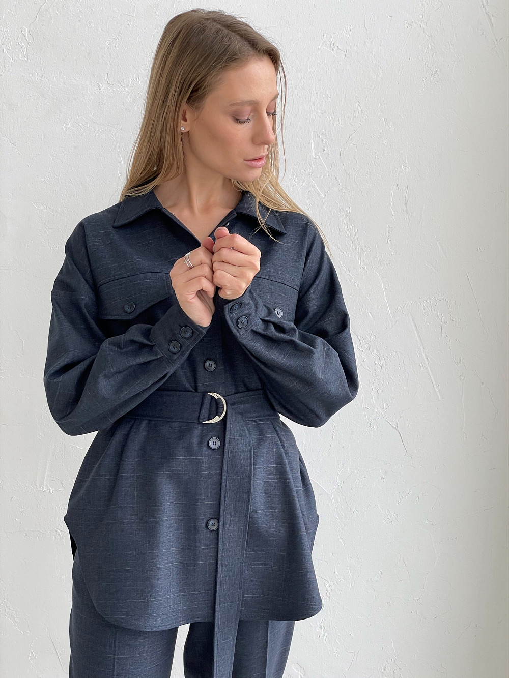 Рубашка Ричи индиго