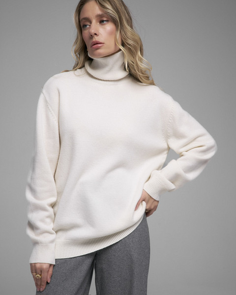 Свитер Ален молочный