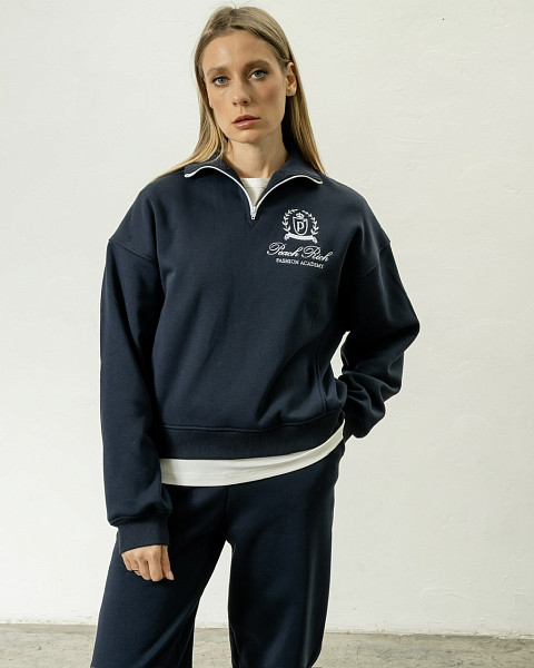 Анорак Трэвис темно-синий