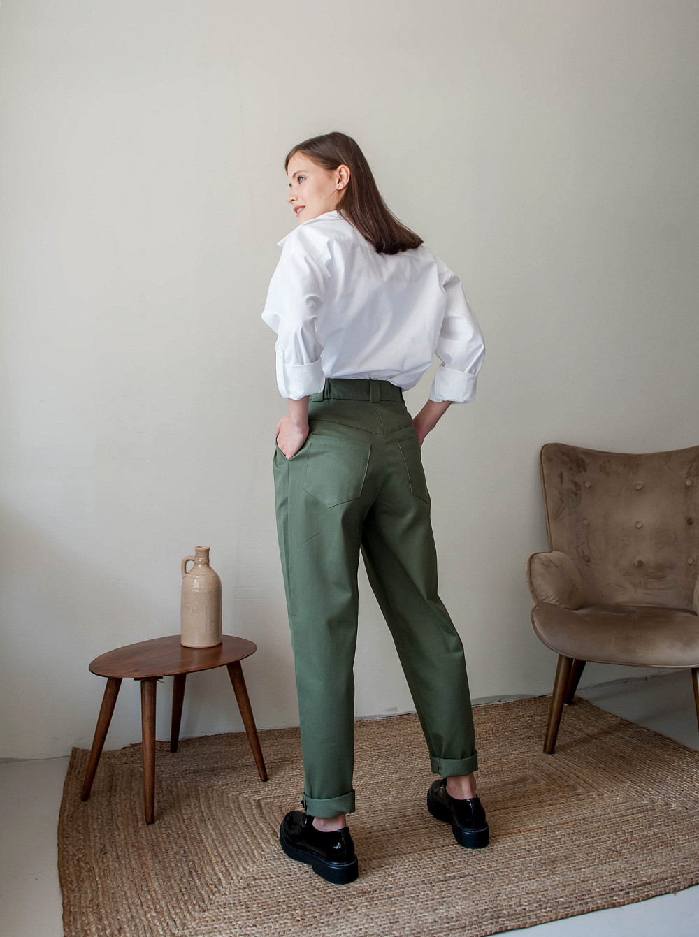 Брюки Эмма хаки