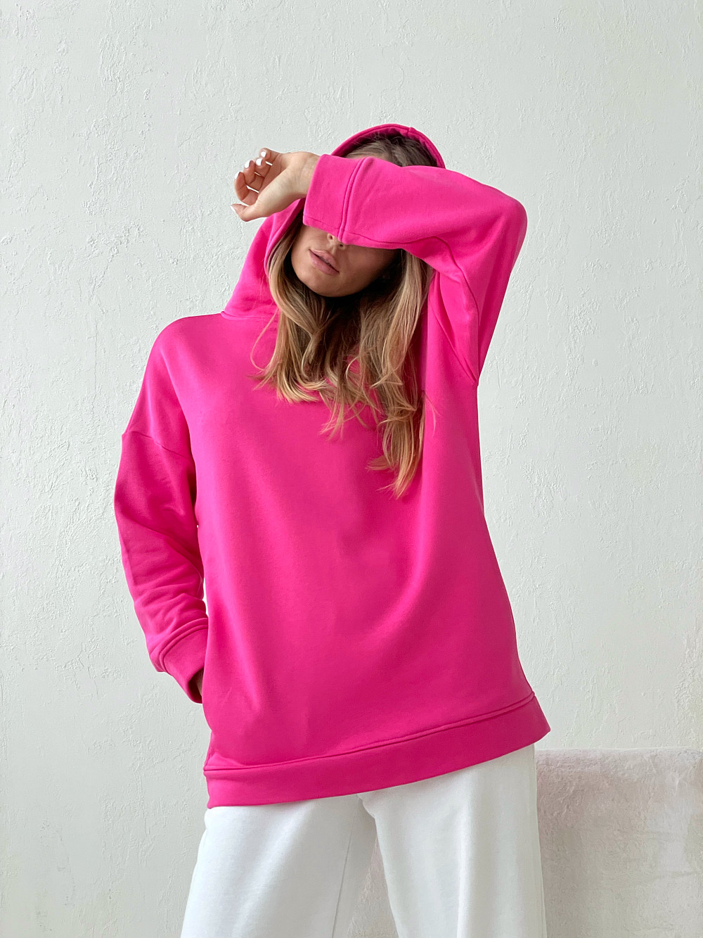 Худи Норман фуксия