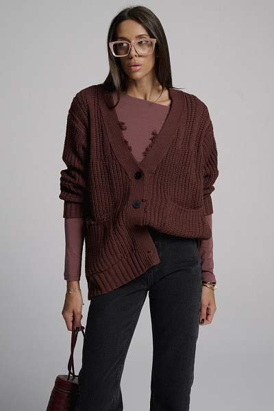 Кардиган Майлз шоколадный
