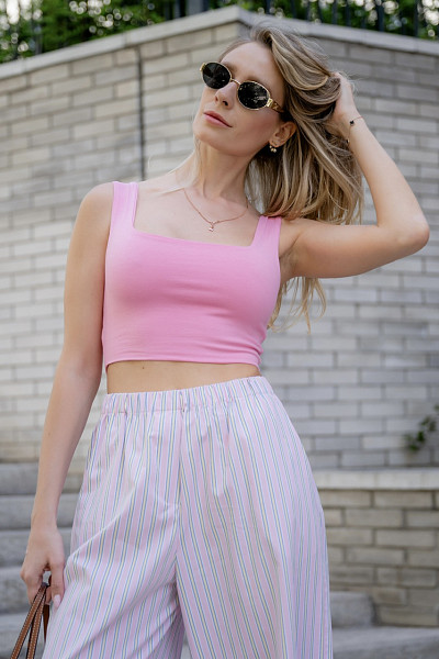 Топ Крис candy pink