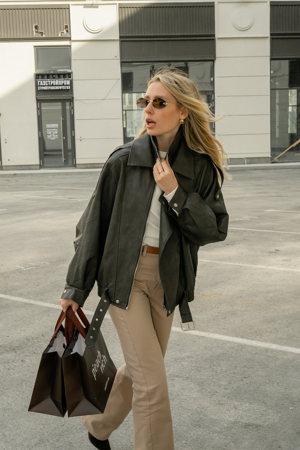 Куртка из экокожи Джекс темный шоколад