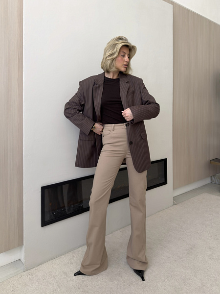 Джинсы Микель песочный