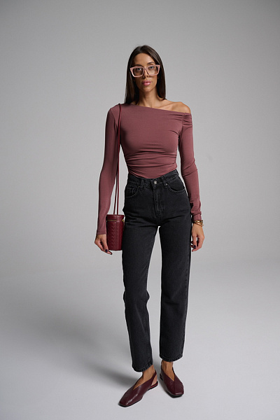 Джинсы Straight 305 джинсовый черный