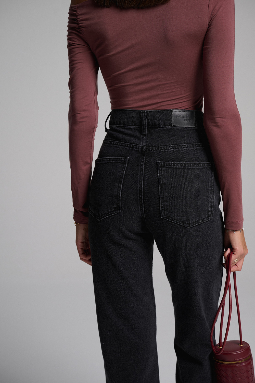 Джинсы Straight 305 джинсовый черный