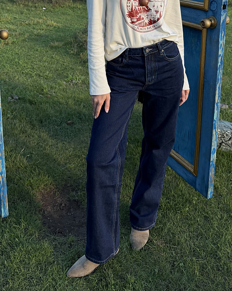 Джинсы Straight 6688 navy