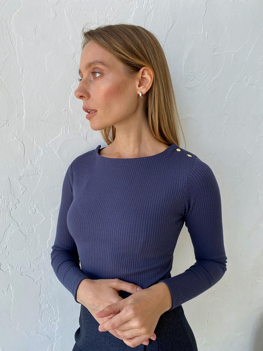 Лонгслив Кольт синий