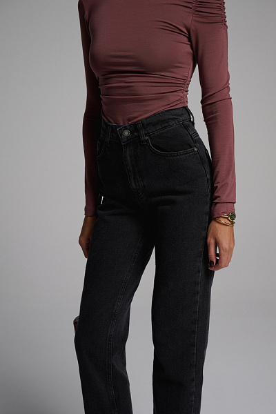 Джинсы Straight 305 джинсовый черный