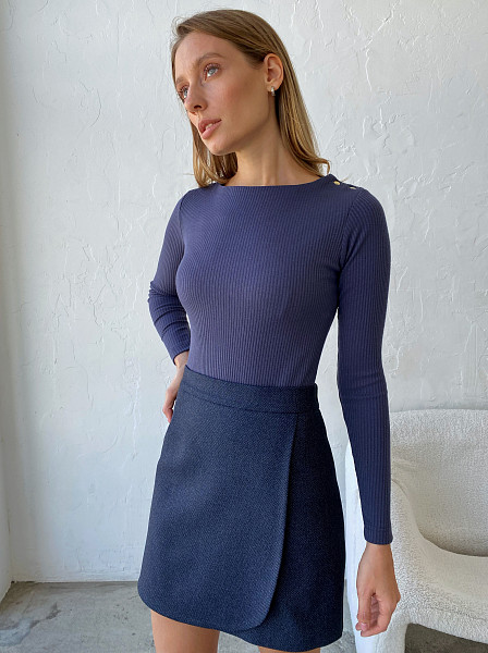 Юбка Гэтсби индиго