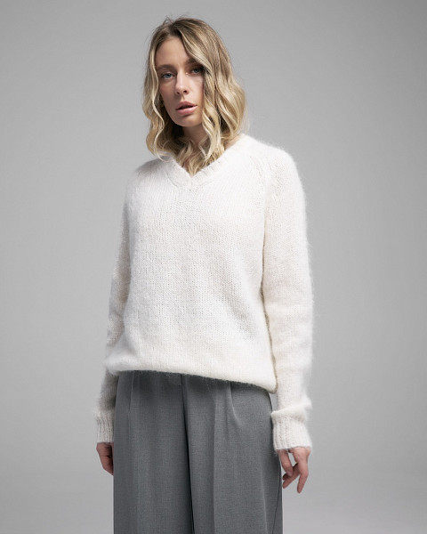 Свитер Айдахо молочный