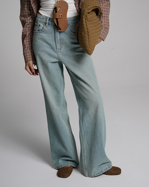 Джинсы Wide leg 407 vintage