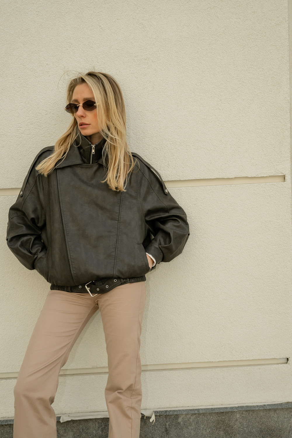 Куртка из экокожи Джекс темный шоколад