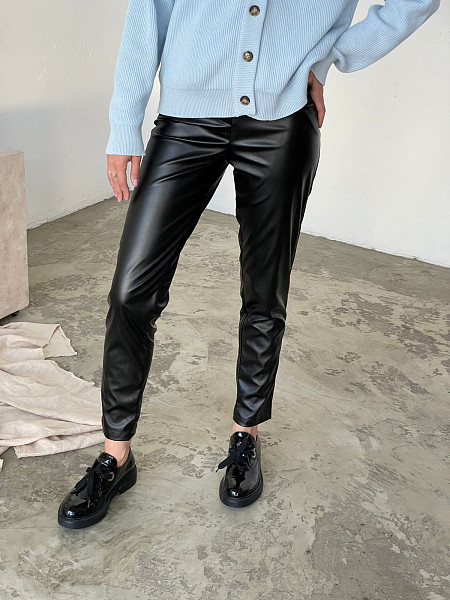 Брюки Феликс черный утепленный