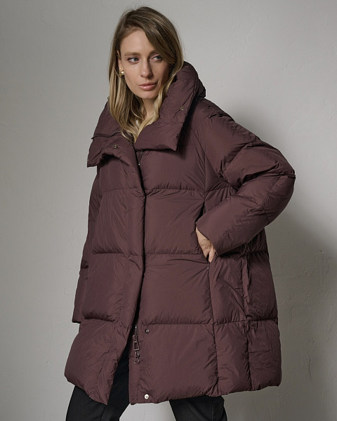 Пуховик Джой шоколадный