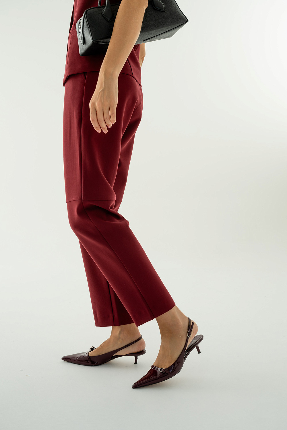 Брюки Дэн бургунди