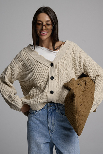 Кардиган Майлз бежевый