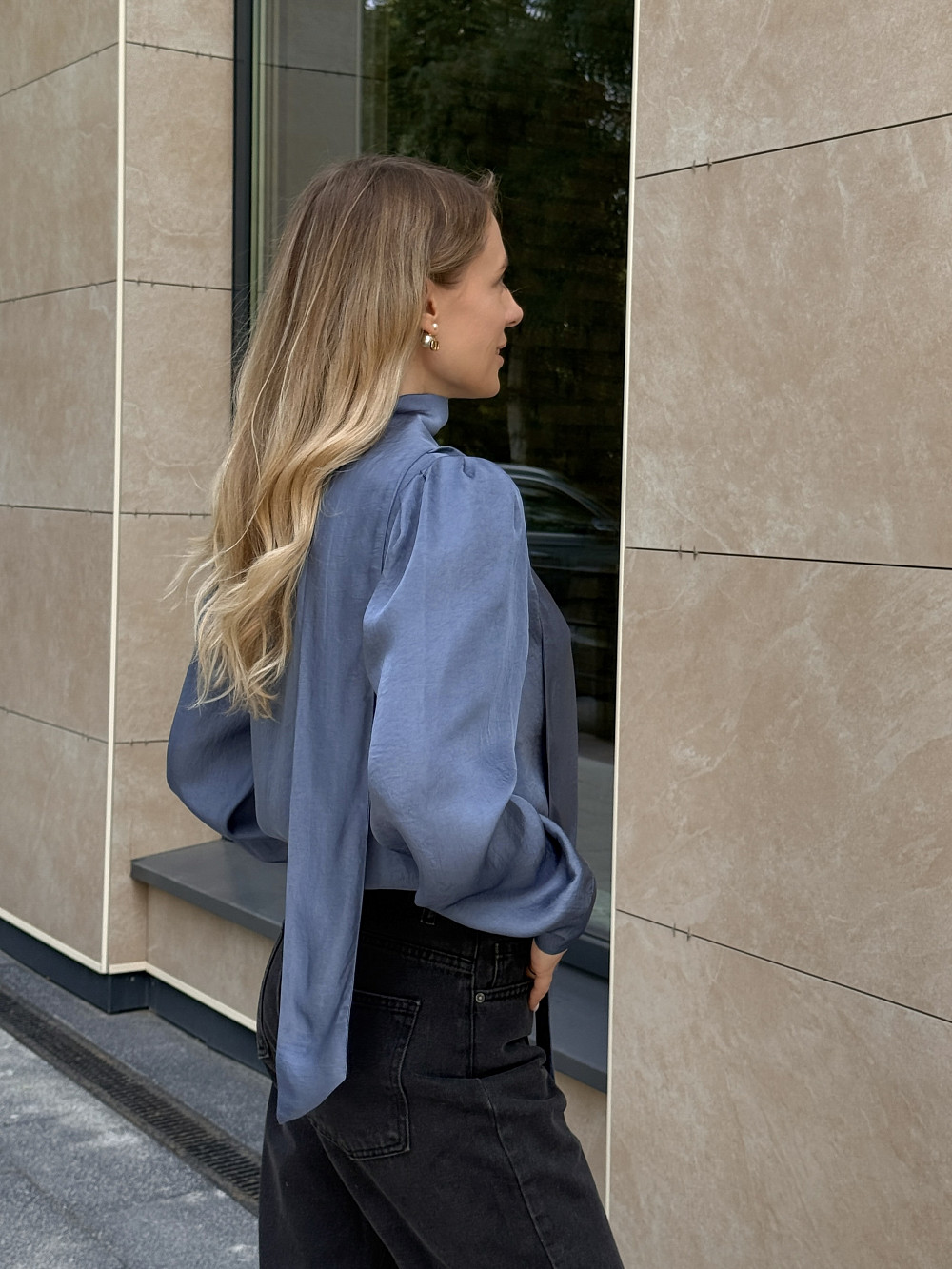 Блуза Пэм синий