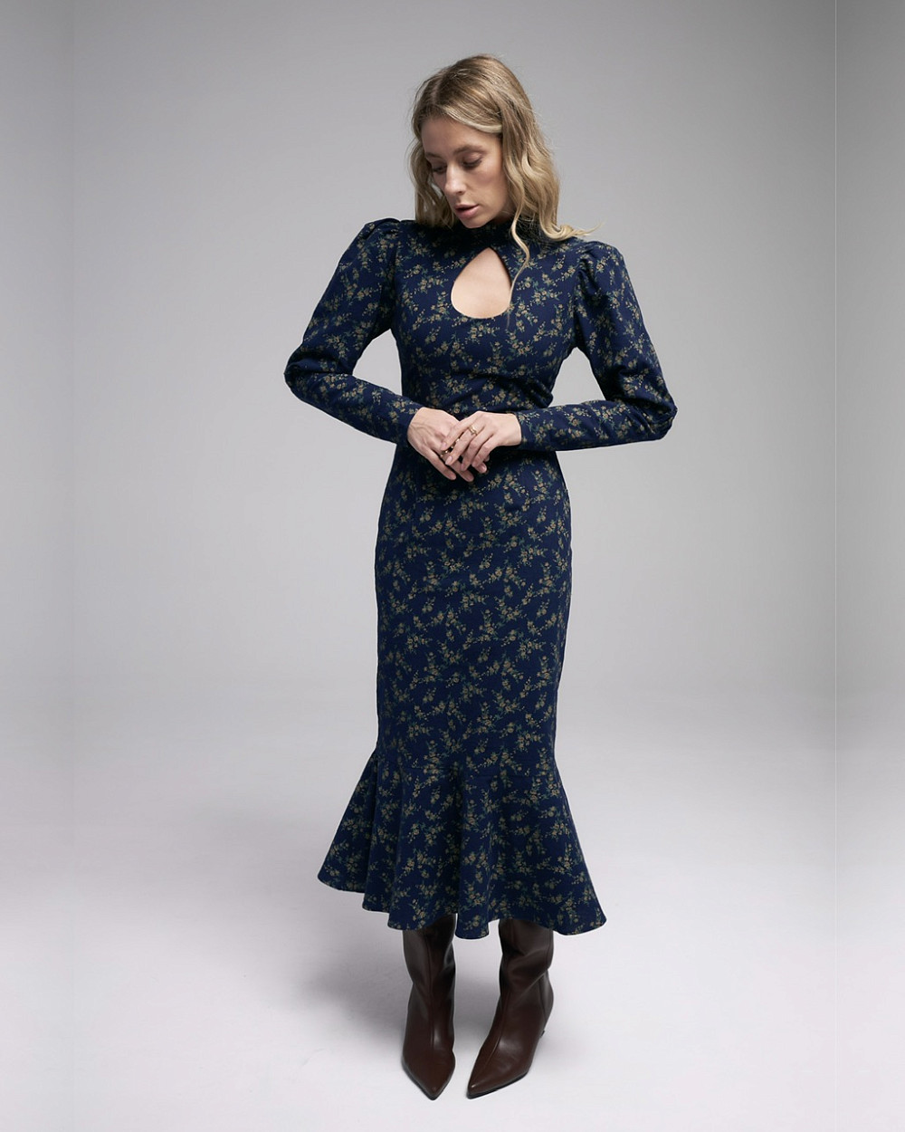 Платье Дейзи индиго