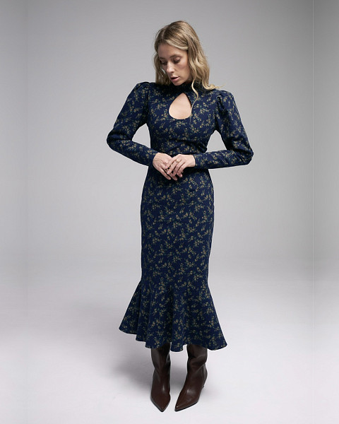 Платье Дейзи индиго