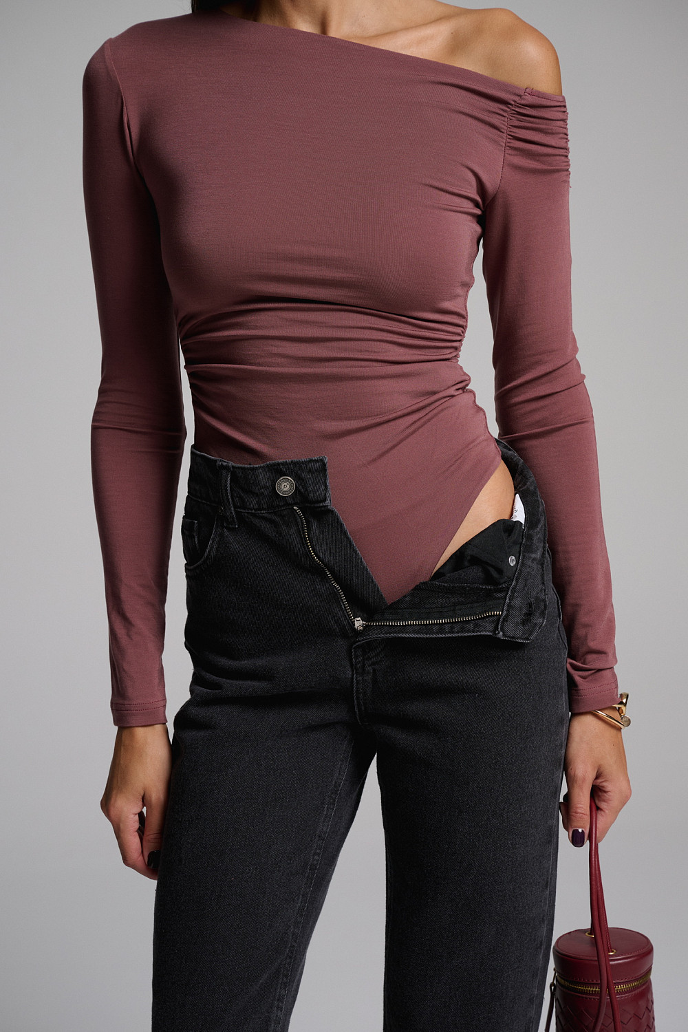 Джинсы Straight 305 джинсовый черный