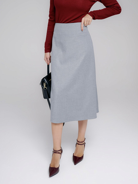 Юбка Гойя серый меланж